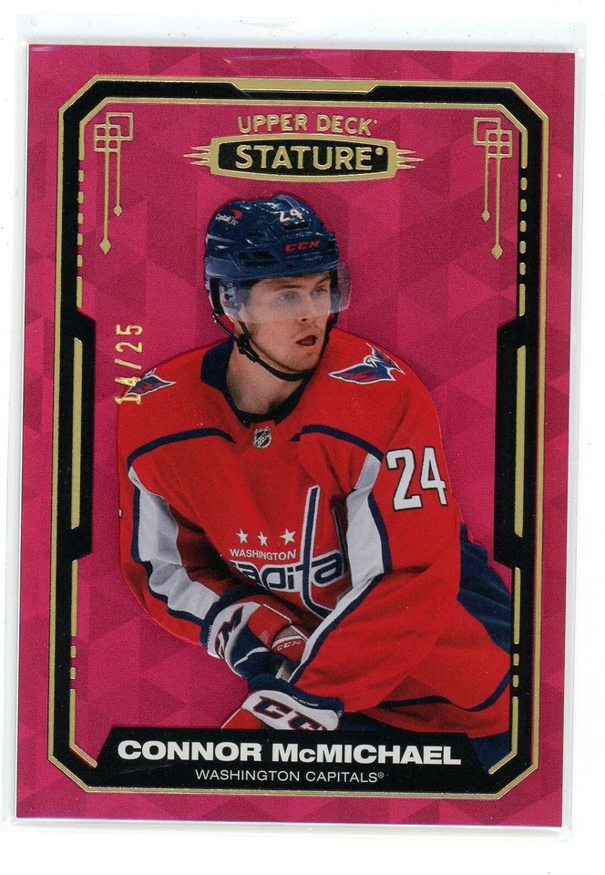 2021-22 Upper Deck Stature Red Design Variant /25 Connor McMichael #79 - Image 1 of 1