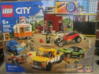 2020 LEGO CITY 60258 TUNING WORKSHOP 897 PIECES--NEW - Image 1 of 4