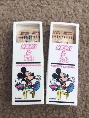 Mickey Mouse & Pals Vintage Fridge Band Aid Adhesive Walt Disney Collectible - Image 1 of 4