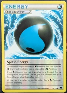 Tarjeta Pokémon Splash Energy Reverse Holo 113/122 Breakpoint - Imagen 1 de 2