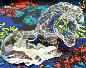 Princess House Pets Pony Horse Figurine 24% Lead Crystal Germany Art Glass - Picture 1 of 6
