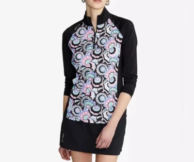 RLX Ralph Lauren Performance Print Jersey Quarter-Zip Pull Over Size XS NWT $148 - Image 1 of 4