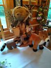 Boyd's Bear Christmas Set: Forrest with Lil' Critters.Very Rare