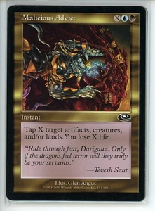 MALICIOUS ADVICE Planeshift #114 PLS(NM)(MTG) - Picture 1 of 1