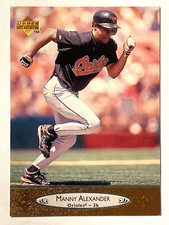 MANNY ALEXANDER Baltimore Orioles, Cubs 1996 Upper Deck Baseball Card #11