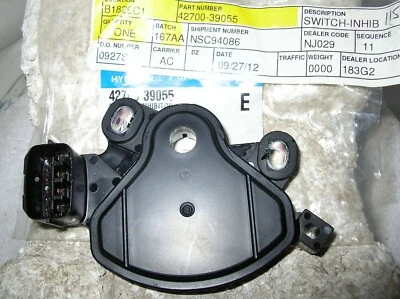 Interruptor de seguridad de estacionamiento neutral OEM 2003-2008 HYUNDAI SONATA SANTA FE # 42700-39055 Foto 1 de 4