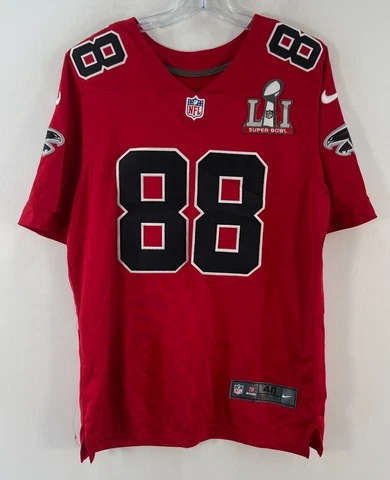 Nike Red NFL Atlanta Falcons Tony Gonzalez #88 Home Football Jersey Mens Size 40 Cover