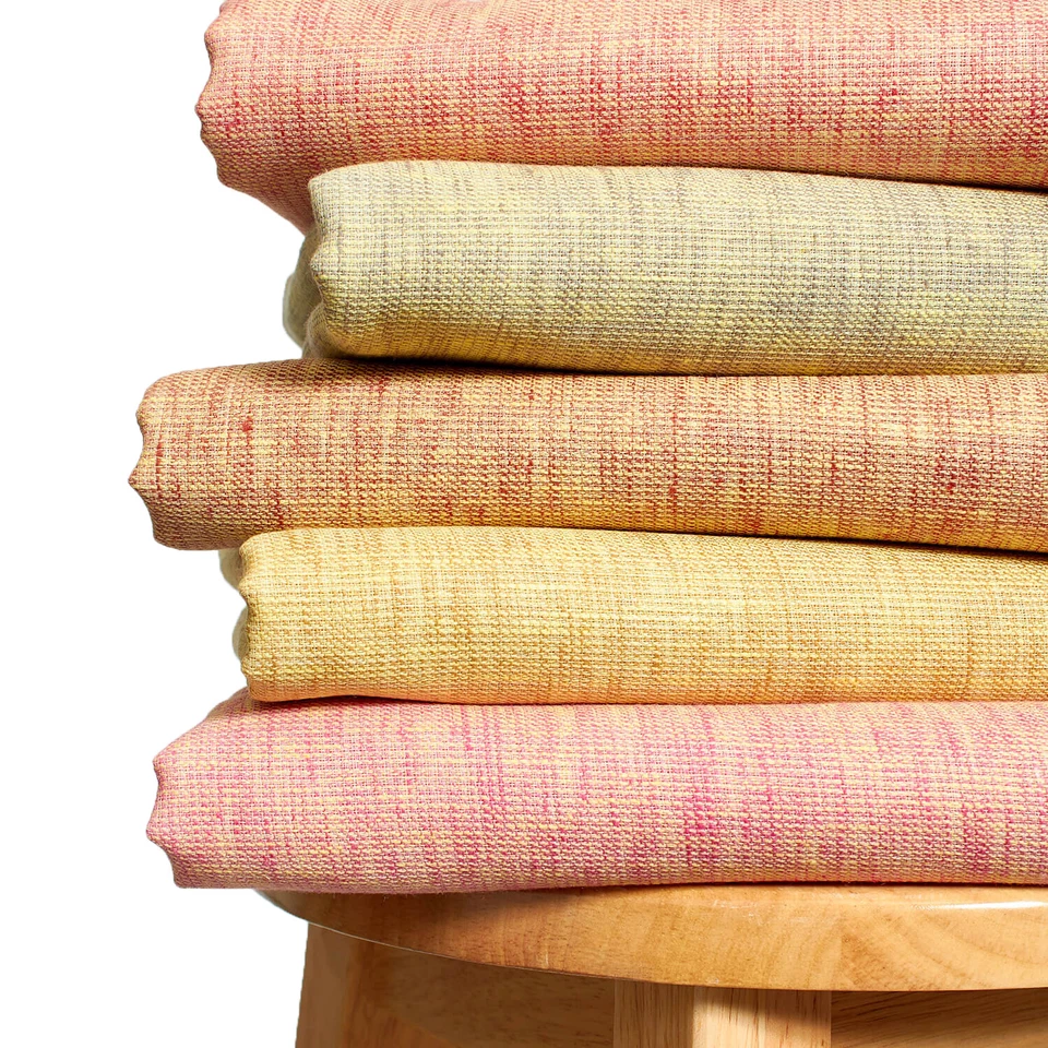 Two Tone Slub Dobby Fabric - Polyester Cotton 57/58" By The Yard - Image 1 of 1