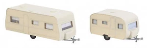 Faller 140483 HO/OO Gauge Caravans (2) Fairground Kit IV - Picture 1 of 2