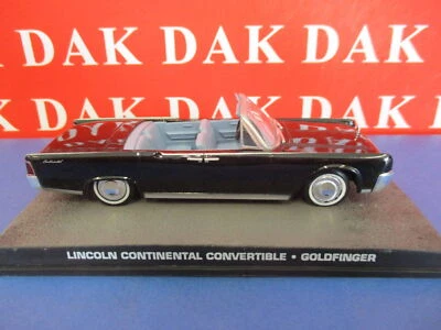 Die cast 1/43 Modellino Auto 007 James Bond Lincoln Continental Convertible Gold - Immagine 1 di 4
