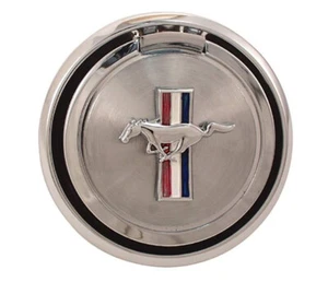 NEW! 1970 Ford Mustang Gas Cap Pop Open Style Chrome with Pony Emblem Free Ship - Picture 1 of 12