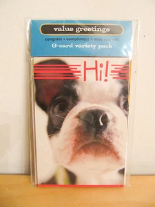 NEW Hallmark Value Greetings Animal 6 Card Variety Pack - Picture 1 of 2