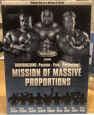 Muscletech Presents: Mission of Massive Proportions Bodybuilding Jay Cutler DVD - Image 1 of 4