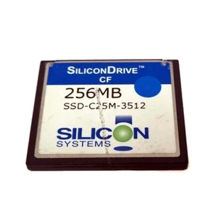 Silicon Systems SSD-C25M-35120 256MB Compactflash Cf Scheda di Memoria - Bild 1 von 1