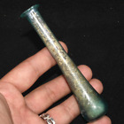 Nienaruszona starożytna rzymska szklana fiolka medyczna w idealnym stanie początek I wieku