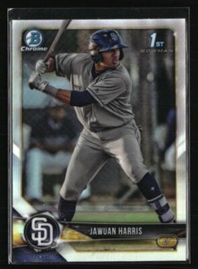 Jawuan Harris  2018 Bowman Chrome Draft Prospect Refractor RC #BDC-85 Baseball