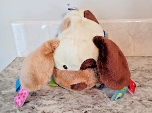 Taggies Peluche Cucciolo Cane Lovey Sonaglio Bambino Comfort Peluche Marrone e Marrone 10" - Foto 1 di 13