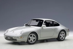 1995 PORSCHE 911 (993) CARRERA SILVER COUPE 1:18 AUTOART #78131 LAST 1 IN STOCK - Picture 1 of 16