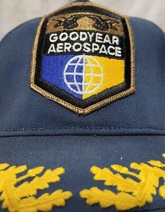 Vintage GoodYear AeroSpace Patch Snapback Embroidered Baseball Cap Made USA - Picture 1 of 10