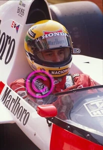 Racing Original 35mm Slide F1 Ayrton Senna - McLaren 1989 San Marino Formula 1 - Picture 1 of 1