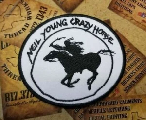 EMBROIDERED NEIL YOUNG CRAZY HORSE ROCK BAND PATCH (Please Read Ad) - Picture 1 of 3