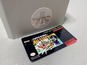 Etiqueta de juego de repuesto Super Mario All Stars (SNES) Super Nintendo - Imagen 1 de 1