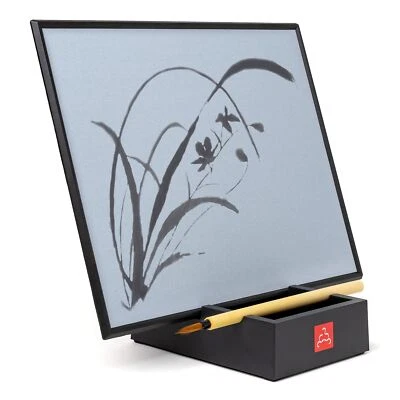 Buddha Board Water Painting Set Zen Drawing Board with Brush and Stand 10x12 - Image 1 of 4