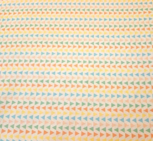 Star Bright BTY P&B Textiles Pastel Flag Stripe on Cream - Picture 1 of 3