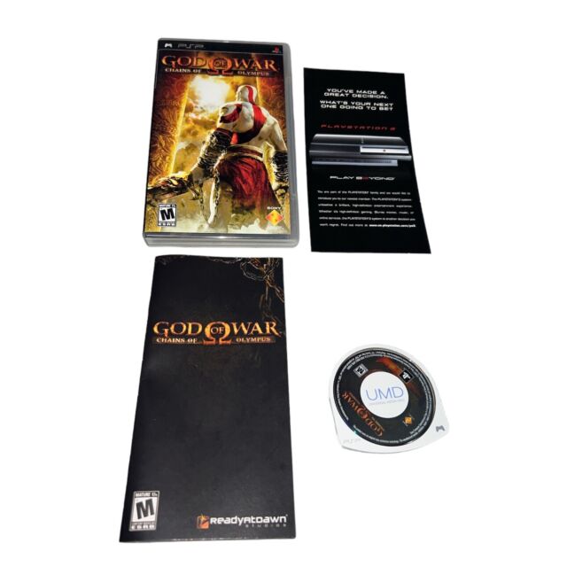 PSP God of War Chains of Olympus Limited PlaystationPortable Red New sealed  Sony