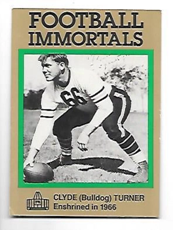 CLYDE (BULLDOG) TURNER 1985-88 Football Immortals #119 EX+ CHICAGO BEARS - Image 1 of 1