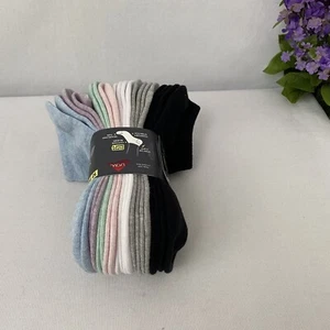 Skechers 10 Paar No-Show-Socken aus aktiver Baumwolle für Damen, Schuhgröße 5-10, neu mit Etikett - Bild 1 von 8