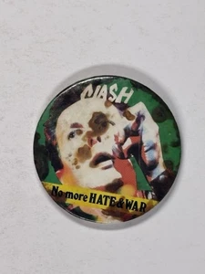 The Clash Badge Vintage Hate & War Vintage Promotion Circa 1977 - Imagen 1 de 12