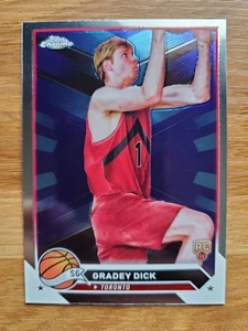 2024 Topps Chrome Grady Dick RC #169 Toronto Raptors - Imagen 1 de 2