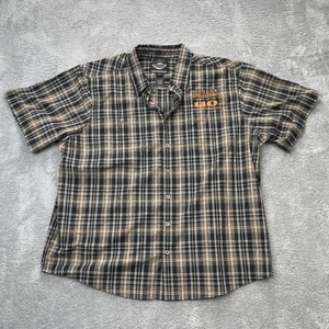 Harley Davidson Hemd Herren 4XL schwarz kariert 110 Jubiläum Motorrad bestickt - Bild 1 von 8