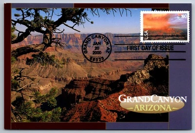 #C135 Grand Canyon Airmail FDC Maxi Card - Image 1 of 2