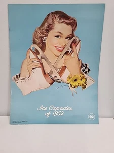 1952 Ice Capades at Boston Garden Official Program Figure Skating - Picture 1 of 6