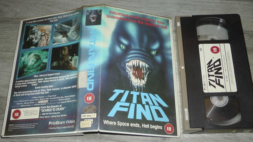 Titan Find VHS Video Tape Ex Rental Pre Cert Polygram - Image 1 of 1