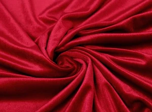 STRETCH SAMT Stoff Samt Velvet elastisch Kleidung Dekoration ROT EUR 12,98/m - Bild 1 von 1