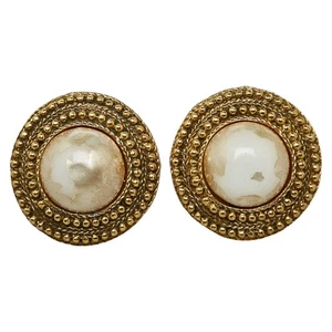 CHANEL Pearl Earring Women 【Used】 - Picture 1 of 6