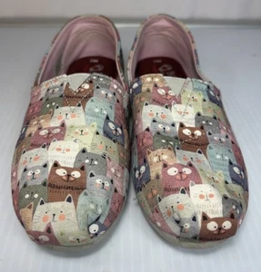 BOBS For Cats Skechers Memory Foam Women Shoes Light Pink 8.5 Canvas - Picture 1 of 10