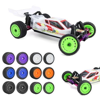 Juego de 4 neumáticos de goma para 1/24 Losi Micro-B RC coche actualización piezas accesorios Foto 1 de 4