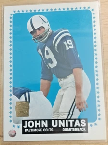 2000 TOPPS #R8 JOHNNY UNITAS BALTIMORE COLTS REPRINT NFL - Bild 1 von 2