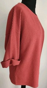 Nina Leonard Rust Colour 3/4 Sleeve Top Size M - Picture 1 of 12
