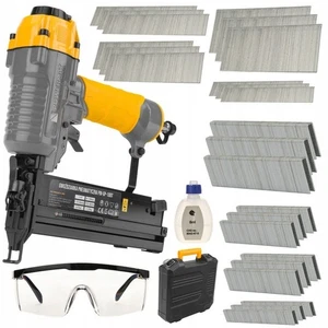 Agrafeuse / Cloueuse pneumatique 2 en 1 – Powermat - Ensemble complet - Foto 1 di 11