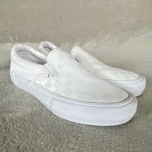 Vans Checkerboard Slipper Sneaker Schuhe Herren 6 Damen 7,5 reinweiß Canvas NEU - Bild 1 von 10