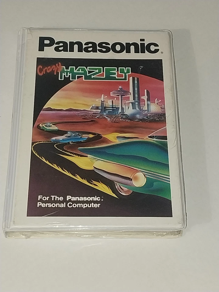 New, Sealed 1983 Crazy Mazey Video Game. Panasonic Personal Computer. Crazy Maze - Image 1 of 4