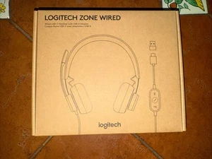 Logitech Zone Wired Headset, USB-C with USB-A adapter - Picture 1 of 9