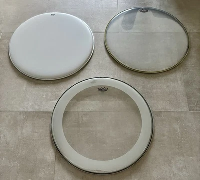 Remo Bassdrum Felle 22 / Powerstroke P4 Clear , Ambassador Clear , Encore Head - Bild 1 von 4