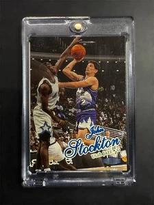 1997 Fleer Ultra John Stockton Utah Jazz HOF - Picture 1 of 2