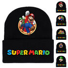 Super Mario Printed Knitted Hat Unisex Womens Mens Winter Warm Casual Beanie Cap